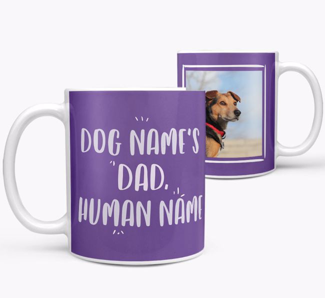 '{dogsName}'s Dad' - Personalised {breedFullName} Mug